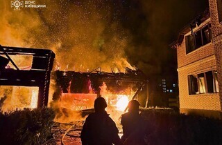 Шахед влучив у будинок на Київщині: моторошні кадри атаки (відео)