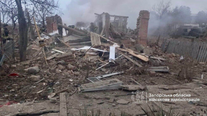 Через російський обстріл в Запорізькій області загинув чоловік 