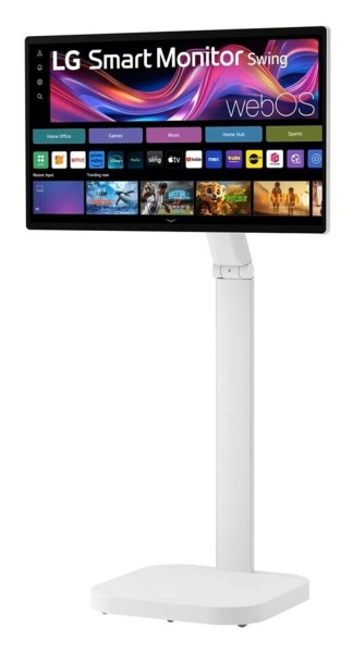 
			LG Smart Monitor Swing 32” 4K — монітори крокують світом на ніжці з колесами			